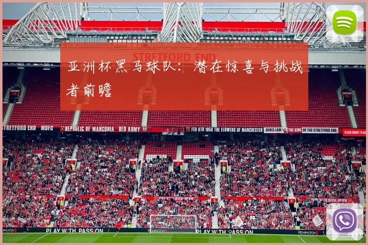 亚洲杯黑马球队:潜在惊喜与挑战者前瞻